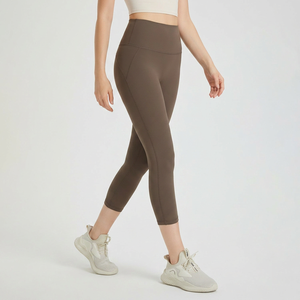 Leggings Capri de Yoga Taille Haute pour Femmes, Effet Push-Up, Extensibles, Doux, Amincissants, pour Fitness, Pilates, Course et Sports - Product Image 2