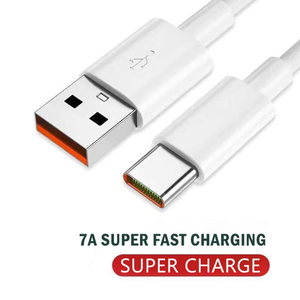 Cable de Carga Superrápida USB Tipo C 2026 7A para P40 P30 40, Cable de Datos de Carga Rápida para Mi <span class=keywords><strong>12</strong></span> Pro, Oneplus, <span class=keywords><strong>Realme</strong></span> - Product Image 3