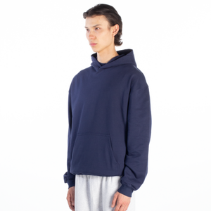 เสื้อฮู้ดขนแกะสไตล์เรียบง่ายสำหรับผู้ชายผ้าฟลีซปักลวดลายสีทึบพิมพ์ลายเองได้สำหรับฤดูร้อน - Product Image 5