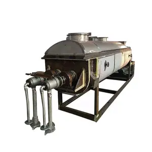 Made in China Stainless Steel Jacket Steam Thermal Oil Heating Hollow Paddle Dryer for NPK Compound Fertilizer