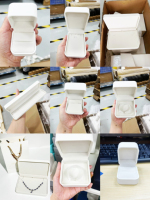 FORTE Vente en Gros Boîtes à Bijoux en Cuir Blanc pour Mariage, Bagues, Bracelets et Colliers – Coffrets Cadeaux de Luxe en Similicuir PU
