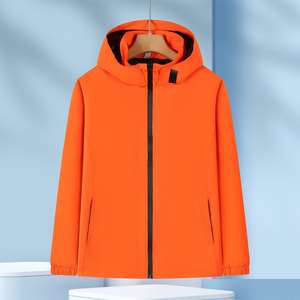 Veste d'extérieur personnalisée OEM en gros, veste softshell coupe-vent et imperméable avec logo pour vêtements de travail, uniforme d'équipe et usage professionnel - Product Image 3