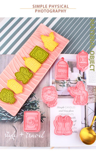 <span class=keywords><strong>Emporte</strong></span>-pièces islamiques pour biscuits Eid Mubarak, écologiques, en plastique, lot de 6, lavables au lave-vaisselle, pour le Ramadan - Product Image 4