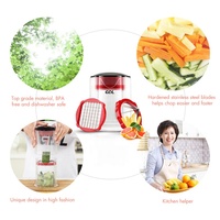 Keuken Accessoires Handleiding Groentesnijder Tools Pp Materiaal Food Dicer Multi Groente Snijmachine