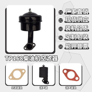 Pièces de système moteur diesel TP168F : filtre à air, silencieux, joint de filtre à air, joint de silencieux - Product Image 4