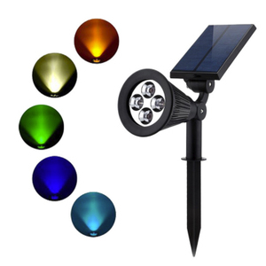 Lampu Taman Dekoratif RGBW IP65 Tahan Air untuk Halaman, Rumput, dan Kebun, Lampu Tenaga Surya LED untuk Lanskap Luar Ruangan - Product Image 1