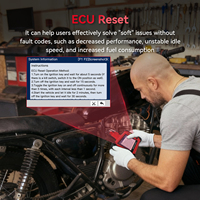 Escáner de Diagnóstico Universal para Motocicletas TopDiag M216, Herramienta de Diagnóstico de Motor, Lectura y Eliminación de Códigos de Error