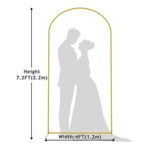 Soporte <span class=keywords><strong>de</strong></span> arco <span class=keywords><strong>de</strong></span> hierro para bodas, marco para arco <span class=keywords><strong>de</strong></span> globos, soporte para flores para decoración <span class=keywords><strong>de</strong></span> <span class=keywords><strong>fondo</strong></span> <span class=keywords><strong>de</strong></span> fiestas <span class=keywords><strong>de</strong></span> cumpleaños - Product Image 6