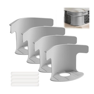 Lot de 4 attaches de drap de lit multifonctionnelles, clips de fixation robustes pour coins de drap, accessoires de maison - Product Image 1