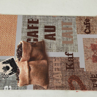 Tapis d'intérieur et d'extérieur de haute qualité, technologie non tissé, motif entièrement rayé, imprimé numérique, Super antidérapant, pour l'intérieur et l'extérieur