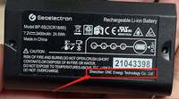 Paket Baterai Lithium Ion 18650 7.2V 3.4Ah Isi Ulang BP-5S untuk Pelacak GPS Survei