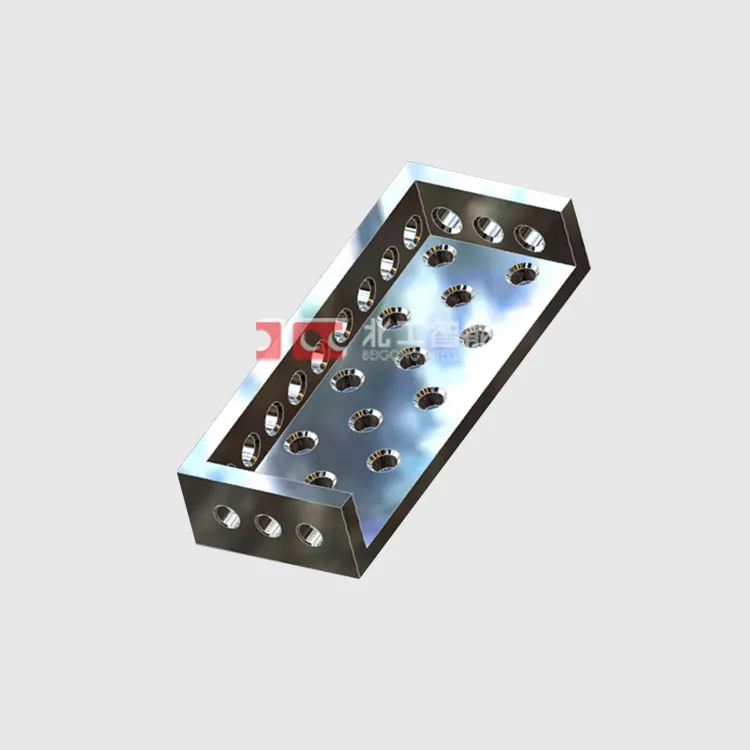 Fitter Assembly Platform 3D Welding Workbench Cast Iron Porous Fixture Welding Platform Fixture U-shaped Square Box