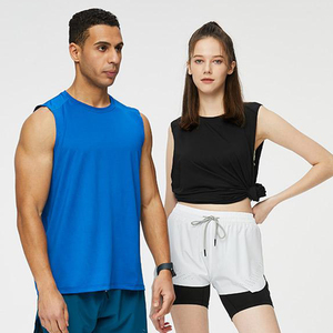 Gym Sports <b>Men</b> Fast Dry tank Tops Summer Breathable Solid Color <b>Singlet</b> High Quality <b>Men</b> Fitness Sleeveless - Product Image 4