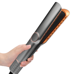Professional Custom Wind <strong>Hair</strong> <strong>Straightener</strong> Fast Heating <strong>Ceramic</strong> Plate LED Digital USB Negative Ion Electric Household Model - Product Image 2