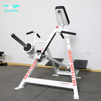 Vente en gros usine : Appareil de musculation commercial robuste en acier, à résistance réglable, à charge de plaques, avec support dorsal et pectoral, pour la musculation des dorsaux et des pectoraux en position T-Bar