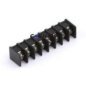 MX25S-7.62-08P-BK01-Cu-S-A Barrier Terminal Block Through hole,P=7.62mm Connector Two Sides 7.62mm 1x8P Straight Pin - Product Image 1