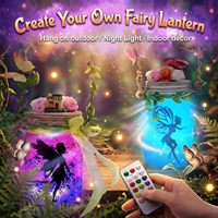 Kit de fabrication de lanternes féériques, pot en verre Mason, veilleuse, pour les enfants de 0 à 24 mois |   Décorations de jardin télécommandées, ornements artistiques DIY