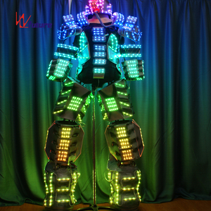 Traje <span class=keywords><strong>de</strong></span> Robot LED Gigante Inteligente Hecho a Mano, Transpirable, con Luces, Programable, para Bailar y Presentaciones en Escenario - Product Image 4