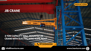 Achetez une grue à flèche robuste avec palan électrique |   Système de levage à rotation fluide, capacité de charge de 1 TONNE à 10 TONNES - Product Image 6