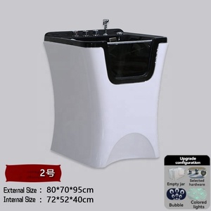 USMILEPET Pet küvet köpek sabit sıcaklık ile Spa küveti masaj küçük orta ve büyük köpekler için ozon süt banyosu - Product Image 5