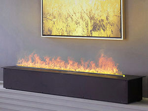 Cheminée à vapeur d'eau à effet de flamme naturelle, couleur LED réglable, télécommande, utilisation sécurisée pour la décoration de bureau ou de hall - Product Image 1