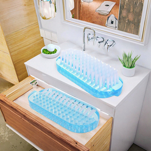 Mini cepillo de limpieza para pedicura, cepillo acrílico suave para polvo de uñas, herramienta para rincones con cerdas ovaladas para uso en salón - Product Image 3