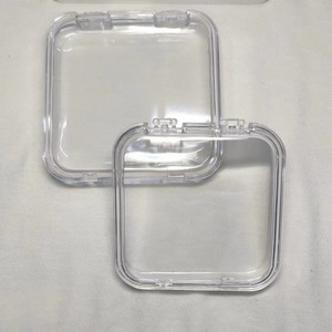 Boîte de rangement portable en acrylique transparent scellée pour la collection de capsules <span class=keywords><strong>d</strong></span>'ongles à coins arrondis, boîte <span class=keywords><strong>d</strong></span>'emballage pour faux ongles - Product Image 4