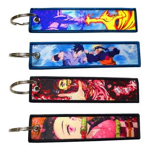 Wholesale Cute Anime Cartoon Luxury Personalized Custom Keytag Woven Jet <b>Tag</b> Dragon Ball Keychain - Product Image 4