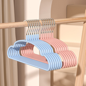<span class=keywords><strong>Cintres</strong></span> en plastique épais, <span class=keywords><strong>cintres</strong></span> antidérapants spécifiques pour bébés, sans odeur, supports pour vêtements d'enfants, <span class=keywords><strong>lot</strong></span> de dix - Product Image 4