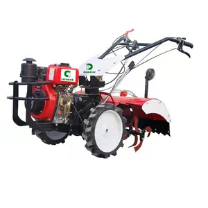 4wd 7pk 10pk 15 Hpbenzine Dieselmotor Duurzame Elektrische Start Cultivators Power Tiller Motor Landbouwcultivator Voor Alle Land