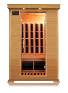 غرفتين من شخص <span class=keywords><strong>hemlock</strong></span> الأسرة ساونا متحركة غرفة الساونا الجرافين الأشعة تحت الحمراء لوحة كريستال الكربون ساونا - Product Image 3