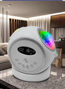 Batterie <span class=keywords><strong>WiFi</strong></span> pour veilleuse LED pour enfants Galaxy Starlight Mini Aurora Star Projector Réveil Musique Haut-parleur Pépinière - Product Image 4