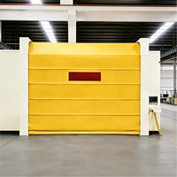 Puerta Rápida Horizontal de PVC para Taller Industrial, Puerta de Tela de Elevación Automática de Alta Velocidad, Fabricante