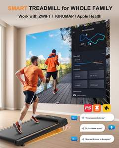 Tapis de course compact et portable pour la maison et le bureau, mini tapis de marche électrique pour sous le bureau ou le canapé, Loopband Onder Bureau - Product Image 2