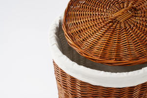 JY Lusso Sporco Borse & Cestini per Vestiti da Esterno con Forma a Cerchio Tessuto Coperchio - Product Image 4