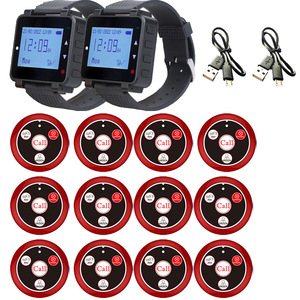 Sistema de Llamada Inalámbrico para Restaurantes y Cafeterías Crony, Set de 20 Relojes de Pulsera para Invitados, Batería de 200mAh, Alcance de 500 pies para Servicio a Mesa - Product Image 6