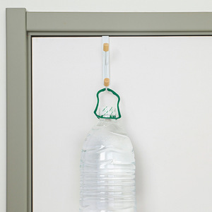 Minimalist Wooden Double <b>Hooks</b> White Self-Adhesive <b>Wall</b> Mounted Door <b>Hook</b> For Clothes Hat Storage Rack - Product Image 4