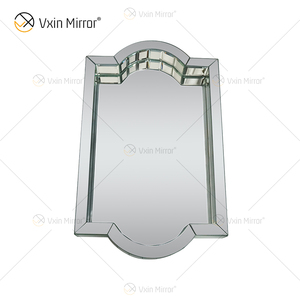 Decorazione <span class=keywords><strong>elegante</strong></span> WXMT-007 <span class=keywords><strong>moderno</strong></span> vassoio rettangolare in vetro argento decorazione per la casa - Product Image 4