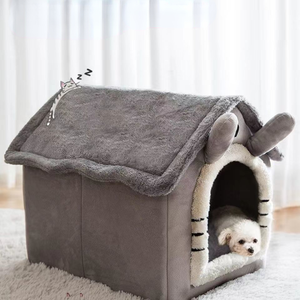 Dog House Type Winter Warm Small Dog Teddy Four Seasons Universal Removable and Washable Dog House Cat <b>Bed</b> Pet Supplies - Product Image 2