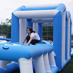 Parc aquatique gonflable de qualité commerciale, parcours d'obstacles flottant modulaire Aqua pour la mer et le lac, aire de jeux gonflable flottante - Product Image 6