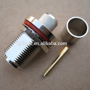 Đầu Nối Lmr400 N Loại <span class=keywords><strong>Coax</strong></span> Kết Nối Nam Uốn Với Pin Trung Tâm Vàng - Product Image 3