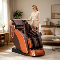 Silla de Masaje Profesional 4D Human Touch Japonesa 2026 con Airbag, Calor, Vibración y Riel en L