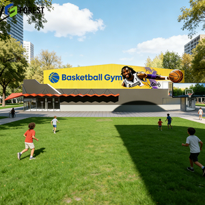 Prefabricated Steel Frame Basketball Training Facility Durable <b>Indoor</b> Arena Construction Materials Supplier - Product Image 1