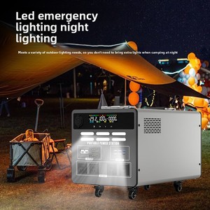 Outdoor Portable Power Station Lithium Ion Solar Photovoltaic Energy Storage System Foldable Fast Charging Outdoor <b>Mobile</b> Energy - Product Image 2