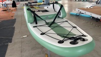 Bateau de pêche gonflable tendance, embarcation de pêche hybride, planche de SUP gonflable durable avec moteur, kayak de pêche à la rame pour adulte