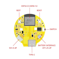 Écran tactile intelligent ESP32-C3 de 1,28 pouce avec écran IPS LCM 240x240 et circuit intégré de pilote GC9A01 pour carte de développement WiFi et BT Lvgl