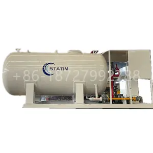 40,000 liters 20cbm 8tons 15m3 5cbm lpg gas propane LPG skid stations with full set valves dispenser gas delivery fuel tanker