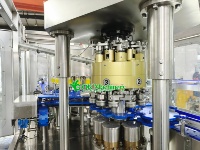 Machine automatique de mise en conserve de jus en acier inoxydable 304, équipement de remplissage de canettes pour jus de mangue, d'orange et d'ananas
