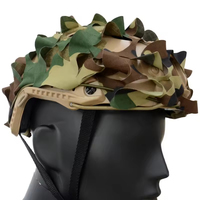 Housse de casque Coyote Brown réversible camouflage anti-humidité pour usage tactique