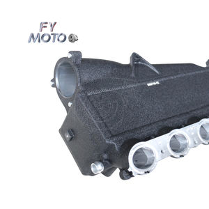 CNC Billet Endtank EVO MAX CORE Siyah Gen <span class=keywords><strong>2</strong></span> B58 Şarj Hava Soğutucu Emme Manifoldu BMW M340i B58 G20 G29 Supra A90 3.0T 2020+ için - Product Image 5